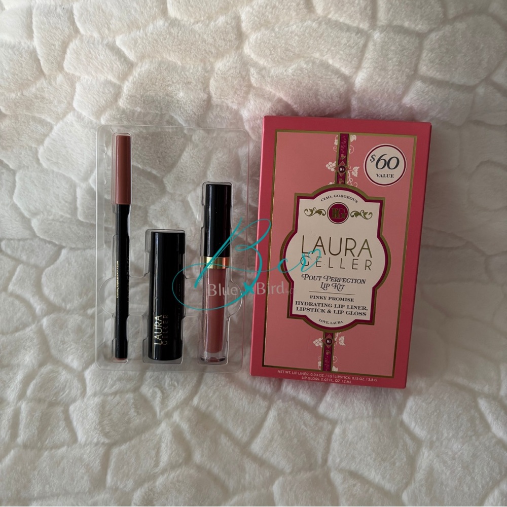 Laura Geller Pout Perfection Lip Kit Pinky Promise Set - Picture 3 of 5